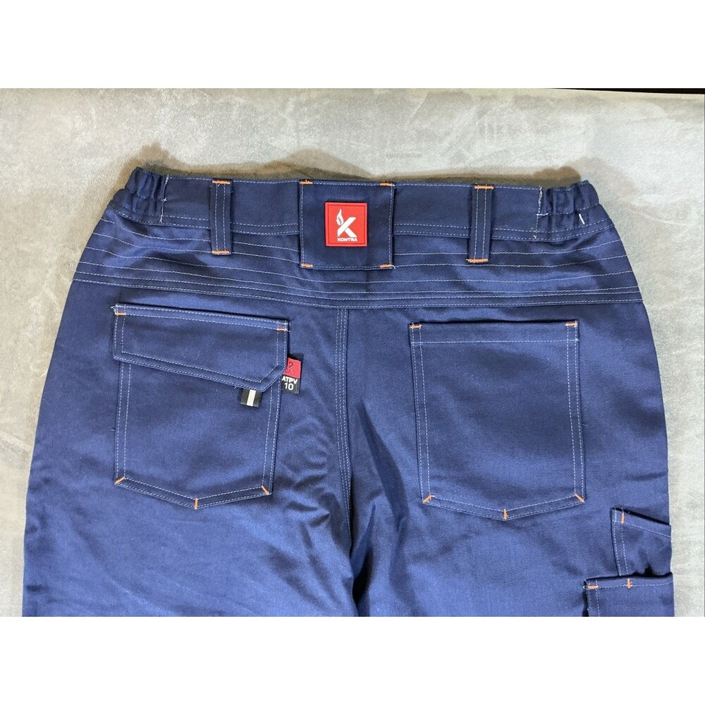 Kontra Uniform Arc Rated CAT2 Pants Siae 35x36 Navy Mens FP Pants